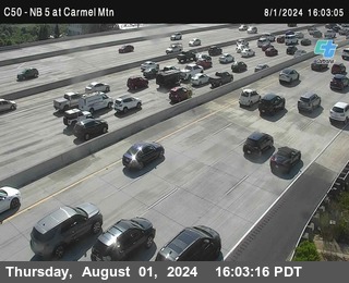 NB 5 at Carmel Mountain Rd.