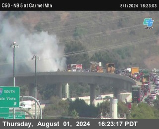 NB 5 at Carmel Mountain Rd.