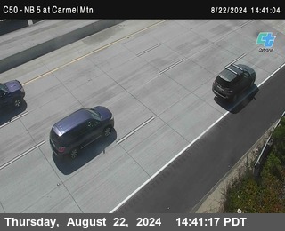 NB 5 at Carmel Mountain Rd.