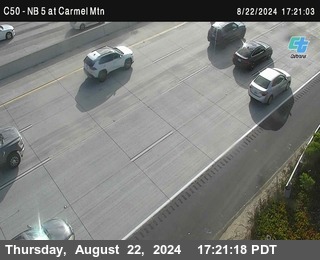 NB 5 at Carmel Mountain Rd.