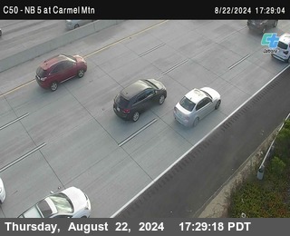 NB 5 at Carmel Mountain Rd.