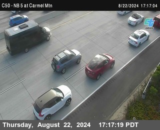 NB 5 at Carmel Mountain Rd.