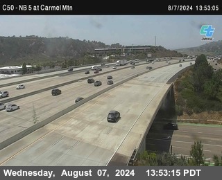 NB 5 at Carmel Mountain Rd.