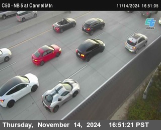 NB 5 at Carmel Mountain Rd.