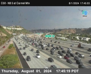 NB 5 at Carmel Mountain Rd.