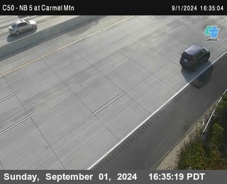 NB 5 at Carmel Mountain Rd.