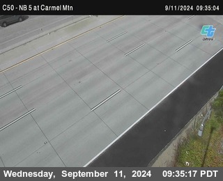 NB 5 at Carmel Mountain Rd.