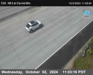 NB 5 at Carmel Mountain Rd.