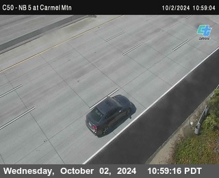 NB 5 at Carmel Mountain Rd.