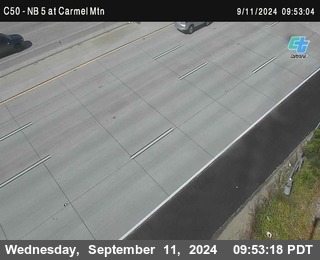 NB 5 at Carmel Mountain Rd.