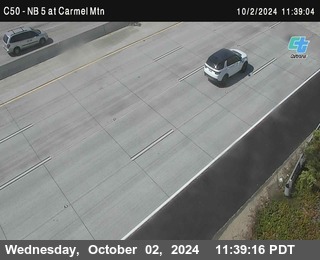 NB 5 at Carmel Mountain Rd.