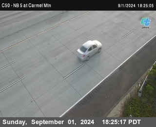 NB 5 at Carmel Mountain Rd.