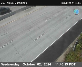 NB 5 at Carmel Mountain Rd.