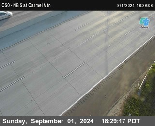 NB 5 at Carmel Mountain Rd.