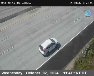 NB 5 at Carmel Mountain Rd.