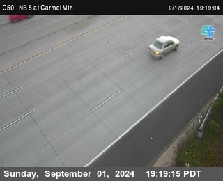 NB 5 at Carmel Mountain Rd.