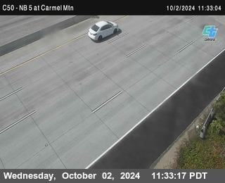 NB 5 at Carmel Mountain Rd.