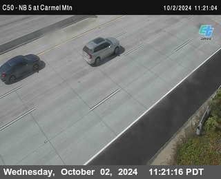 NB 5 at Carmel Mountain Rd.