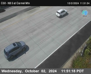 NB 5 at Carmel Mountain Rd.