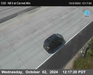 NB 5 at Carmel Mountain Rd.