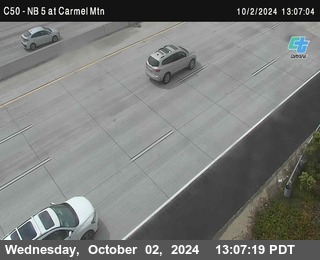 NB 5 at Carmel Mountain Rd.