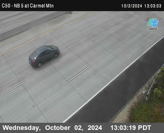 NB 5 at Carmel Mountain Rd.