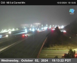 NB 5 at Carmel Mountain Rd.