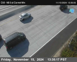 NB 5 at Carmel Mountain Rd.