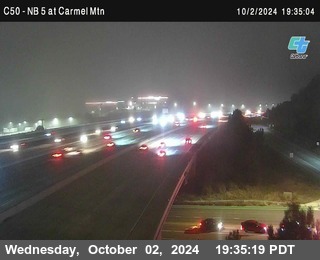 NB 5 at Carmel Mountain Rd.