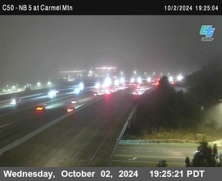 NB 5 at Carmel Mountain Rd.