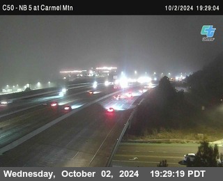 NB 5 at Carmel Mountain Rd.