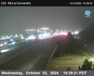 NB 5 at Carmel Mountain Rd.