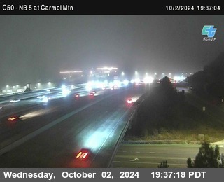 NB 5 at Carmel Mountain Rd.