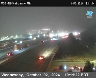 NB 5 at Carmel Mountain Rd.