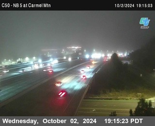 NB 5 at Carmel Mountain Rd.