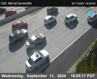 NB 5 at Carmel Mountain Rd.