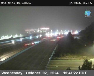 NB 5 at Carmel Mountain Rd.