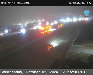 NB 5 at Carmel Mountain Rd.