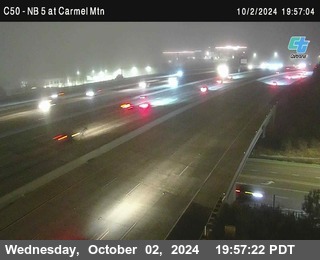 NB 5 at Carmel Mountain Rd.