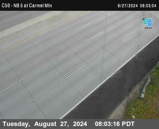 NB 5 at Carmel Mountain Rd.