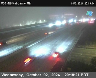 NB 5 at Carmel Mountain Rd.