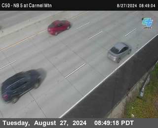 NB 5 at Carmel Mountain Rd.