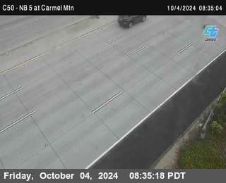 NB 5 at Carmel Mountain Rd.