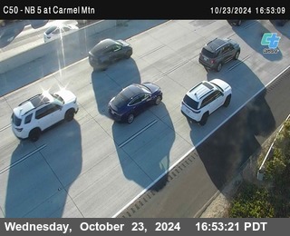 NB 5 at Carmel Mountain Rd.