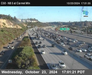 NB 5 at Carmel Mountain Rd.