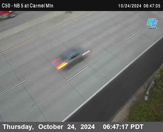 NB 5 at Carmel Mountain Rd.