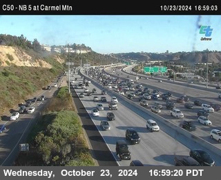 NB 5 at Carmel Mountain Rd.