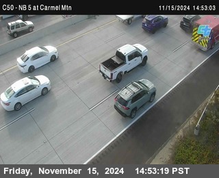 NB 5 at Carmel Mountain Rd.