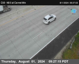 NB 5 at Carmel Mountain Rd.