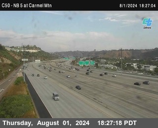 NB 5 at Carmel Mountain Rd.